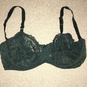 Dark Green Bra